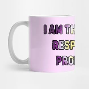 Respect my pronouns Non-binary Pride (They/Them) Mug